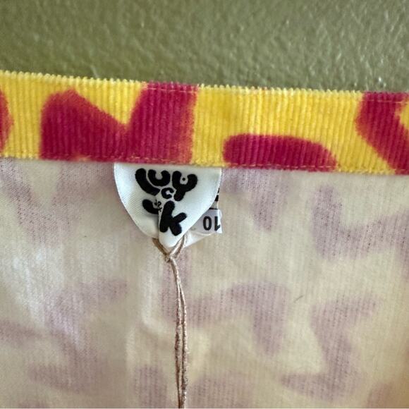 NWT Lucy & Yak Mini Pini Corduroy Dungaree Dress Size L - Picture 3 of 4